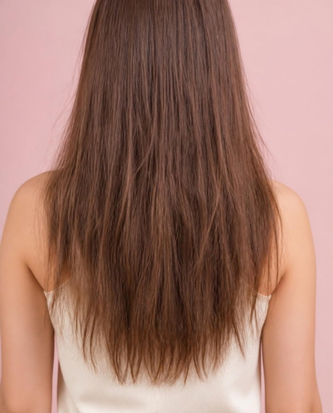 Pelo áspero y apagado, con puntas abiertas