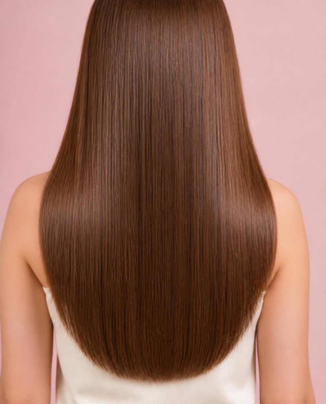Pelo suave y brillante, con las puntas cuidadas